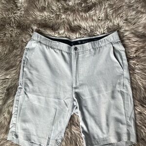 NWOT Pebble Beach Light Gray Flat Front Shorts